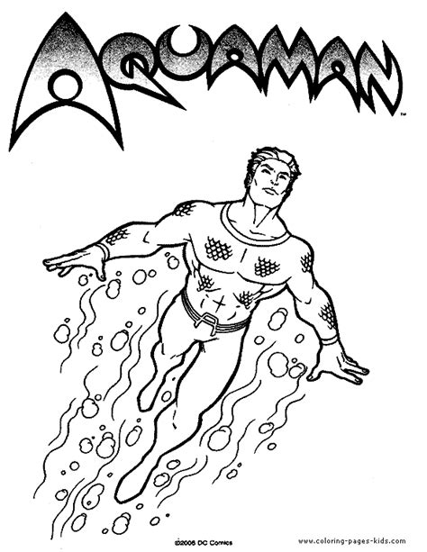 It follows the adventures of tommy and friends in their junior high school, with the timeline taking place about 9 years after the original series. Aquaman color page - Coloring pages for kids - Cartoon ...