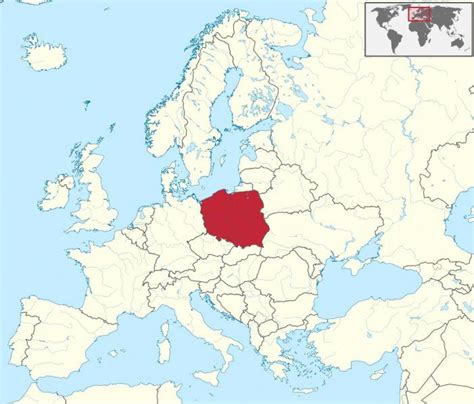 Karte von polen mit der hauptstadt warschau. Polen Karte Europa - Polen politische Karte (Osteuropa ...