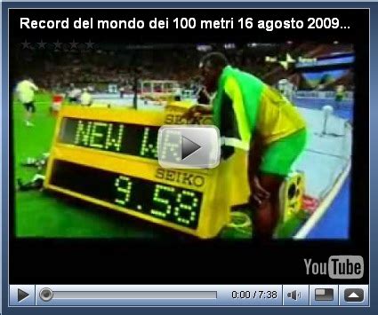 I 100 metri piani sono una specialità sia maschile che femminile dell'atletica leggera; Il Potere Della Fantasia: Record del mondo dei 100 metri ...