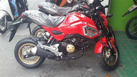 Honda grom msx modified, phnom penh. มาแบบเงียบๆ All New Sticker Honda MSX SF เพิ่มเบรก ABS ...