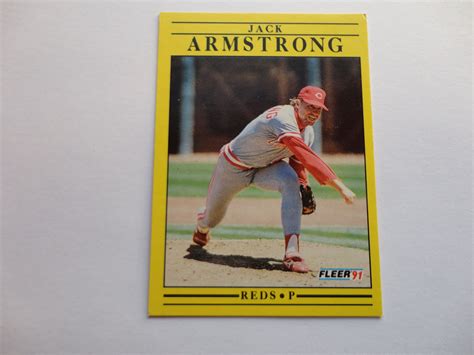 May 12, 2021 · for much of the 1980s, there were the three major baseball card companies: Jack Armstrong Fleer 91 Baseball Collection Card. | Sports cards collection, Baseball, Cards