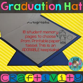 (well the books are almost done… they are all put together, which is the hardest part! Graduation Craft for End of Year - Kindergarten Preschool | TpT