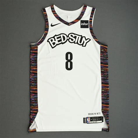 Nike x nba brooklyn nets city edition swingman jersey reviewgiveaway winner is announced in this videodon't forget to follow on:twitter. Spencer Dinwiddie - Brooklyn Nets - Game-Worn City Edition Jersey - Scored Game-High 29 Points ...