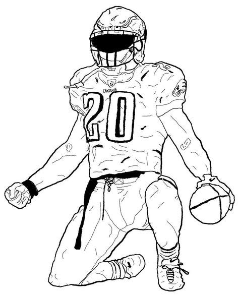 For boys and girls, kids and adults, teenagers and toddlers, preschoolers and older kids at school. Realistic Football Player Coloring Pages | Sports coloring ...