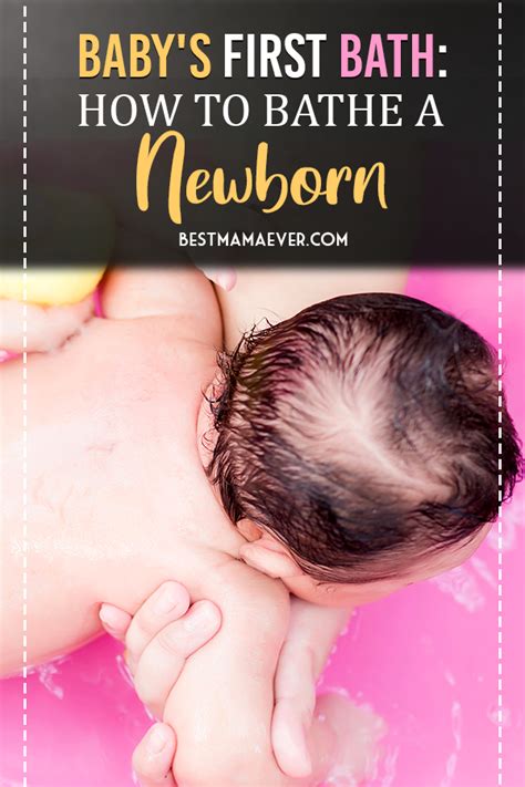 Bathing a newborn can be a scary endeavor. How to Bathe a Newborn: Baby's First Bath in 2020 ...