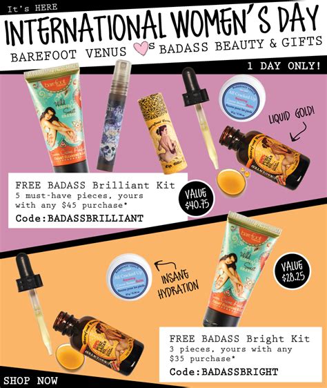 Check spelling or type a new query. BAREFOOT VENUS CANADA: Free Badass International Women's ...