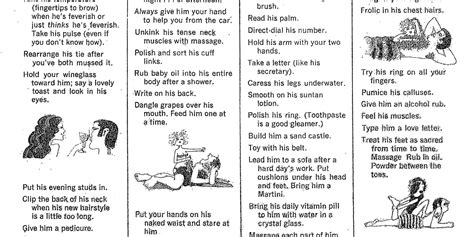 Things have become more intense in the bedroom and suddenly they've stopped. Ladies, Let 1970 Cosmo Tell You 'Things To Do With Your ...