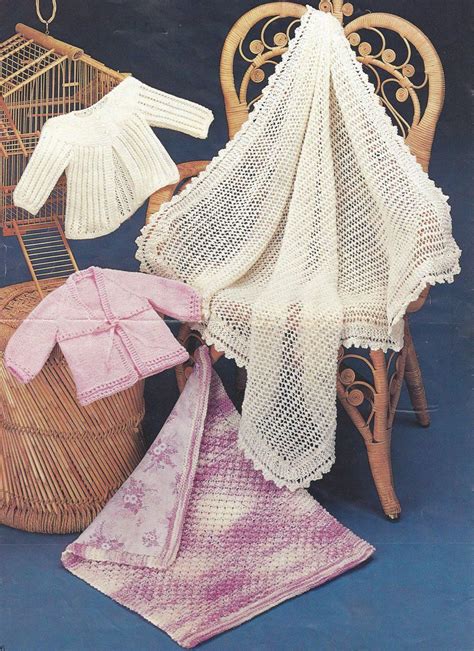 10 free lace shawl knitting patterns. PDF Instant Digital Download baby matinee coats shawl ...