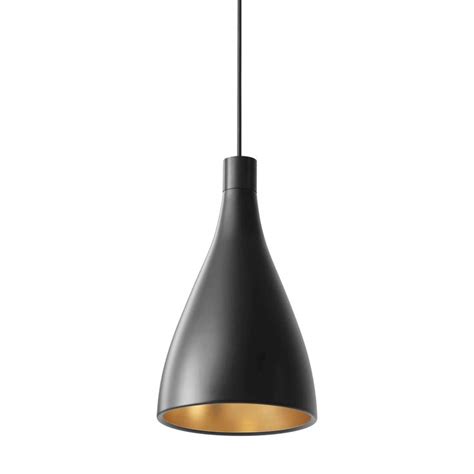 Kitchen island pendants can be used as statement pieces. Swell Pendant - Narrow in 2020 | Black pendant light, Pendant lighting, Contemporary pendant lights