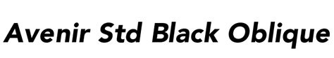 Click on join for free web fonts 3 avenir 95 black. FontsMarket.com - Download Avenir Std Black Oblique font ...