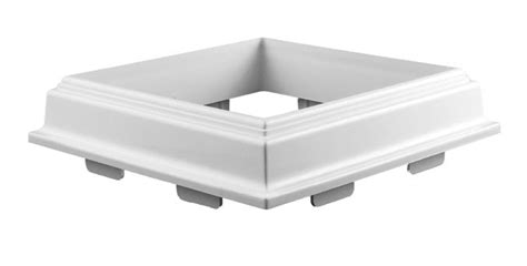 The easiest way to do this is to use measuring accurately will ensure that the top rail is parallel with the bottom. LMT A-65PA-WHITE 6" Sq to 5" Sq Base Molding Top Vinyl ...