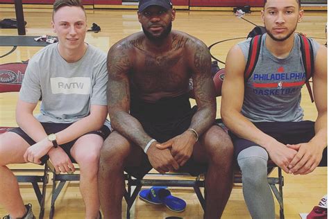 Lebron and ben simmons at a recent open run. Ben Simmons works out with LeBron James - Liberty Ballers