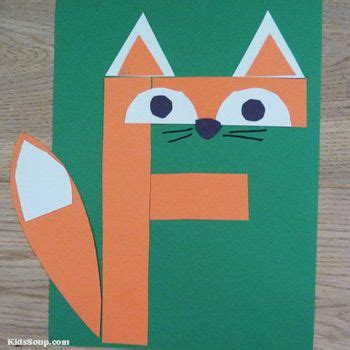 Letter f craft (here) f is for feathers. F for Fox - Letter F craft and activities for preschool ...