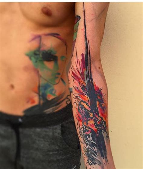 Nastasia felici · 4 years ago · art. Ondrash tattoo | Tattoos, Tatting, Watercolor tattoo