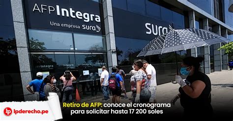 Si eres de los aportantes que sacará hasta 4 uit de su fondo de pensiones, primero tendrás que presentar una solicitud a la afp a la que estés afiliado, de forma virtual o presencial, dentro de los 90 días posteriores a la vigencia del. Retiro de AFP: cronograma para solicitar hasta 17200 soles ...