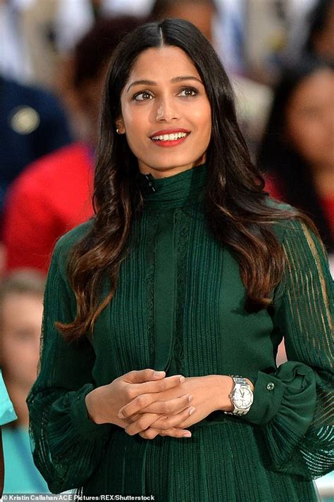 Jump to navigation jump to search. Freida Pinto is 'sure' L'Oreal lightened her skin in ad ...