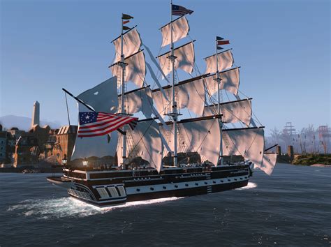 To access the uss constitution, navigate your way up and around the building that the ship is resting on. USS Constitution at Bunker Hill at Fallout 4 Nexus - Mods ...