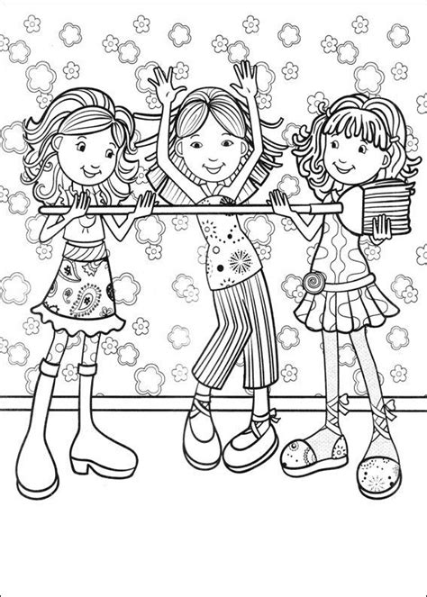 Adorable free printable coloring pages for kids can be printed and colored in any way you or your child want to. Groovy Girls Coloring Pages 21 | Coloring books