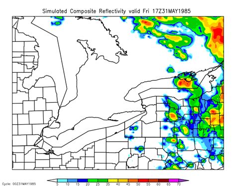 Marc had the chance to interview someone who was right there when it happened. Golden Horseshoe WX - Barrie Tornado May 31, 1985 Case Study ZOOM Level - Parameter Selector