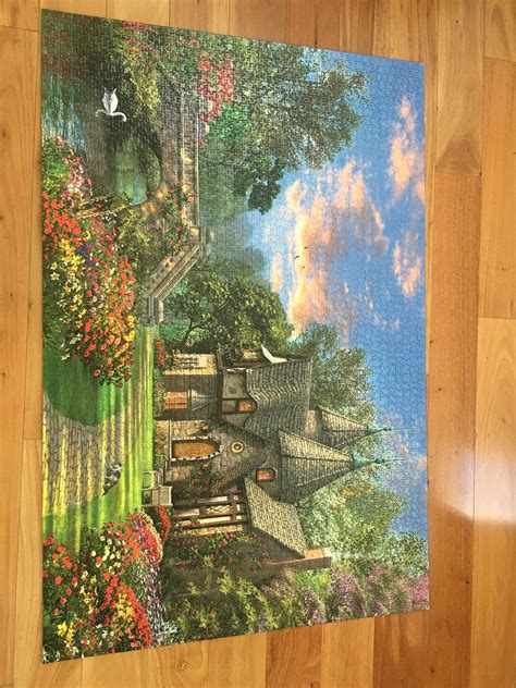 Marvel cast 3000 piece puzzle. Ravensburger - Tranquil Countryside 3000 pieces. Completed ...