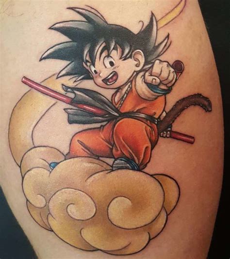 How goku and the flying nimbus needs to heal and then backgrounds will come eventually. The Very Best Dragon Ball Z Tattoos | Tatuagens de anime ...