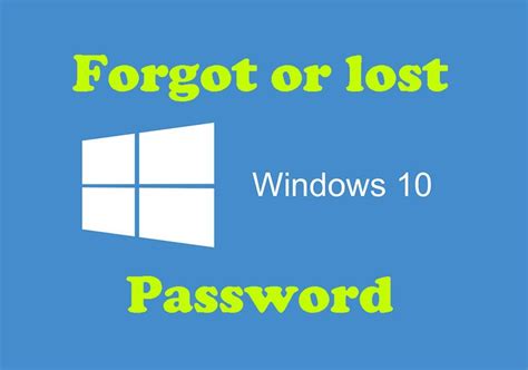 You can reset your password online. Forgot or lost Windows 10 password? What should I do ...