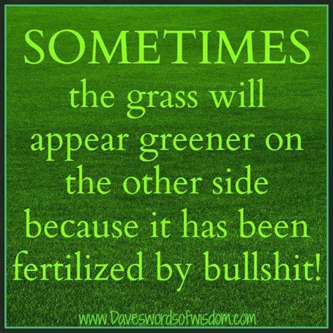 Synonyms for 'the grass is (always) greener on the other side': Quotes Grass Aint Always Greener Other Side. QuotesGram