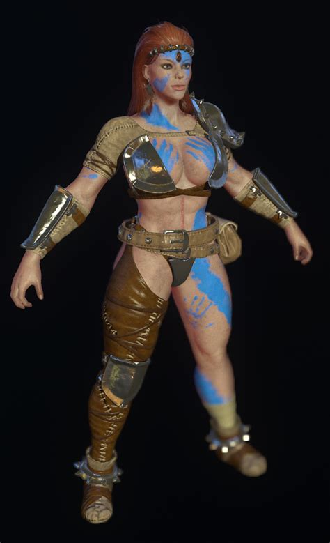 What does the celtic arrow mean? Need critique for Celtic warrior female character — polycount