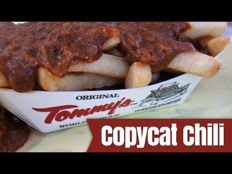 Check spelling or type a new query. Original Tommy's Chili Copycat Recipe | Tommys chili ...