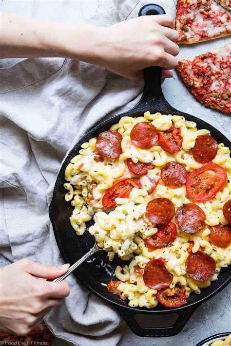 This recipe was pretty good but i would fry the onion and garlic next time for more flavour. Homemade Greek Yogurt Gluten free Mac and Cheese Recipe | Food Faith Fitness