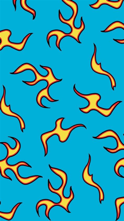 Download 20,000+ royalty free flame pattern vector images. Why is the flame pattern so popular? : Golfwang