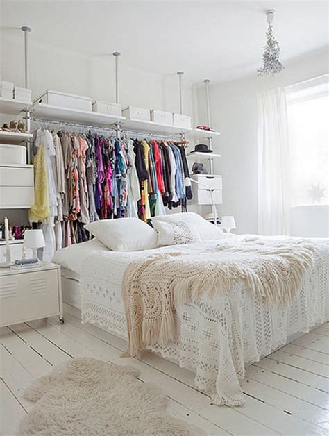 Make a closet in a small bedroom. 15 Clever Closet Ideas for Small Space - Pretty Designs