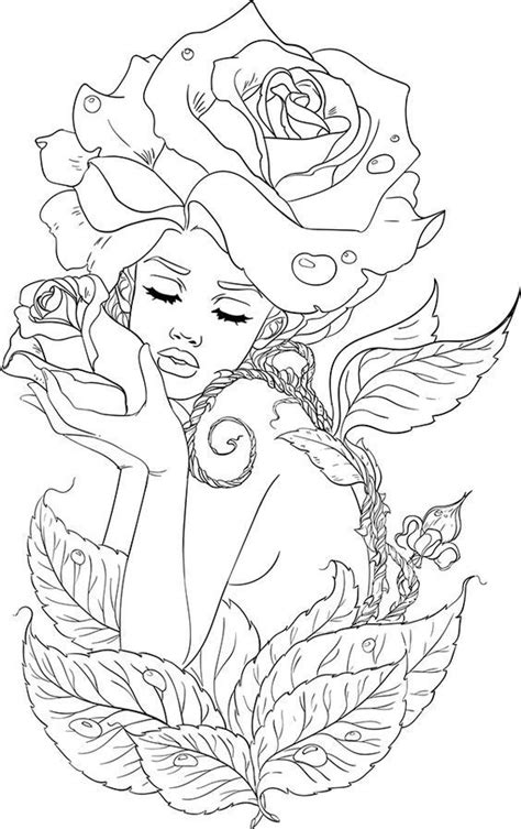 Select one of 1000 printable coloring pages of the category adult. Pin on Bonecas pintadas