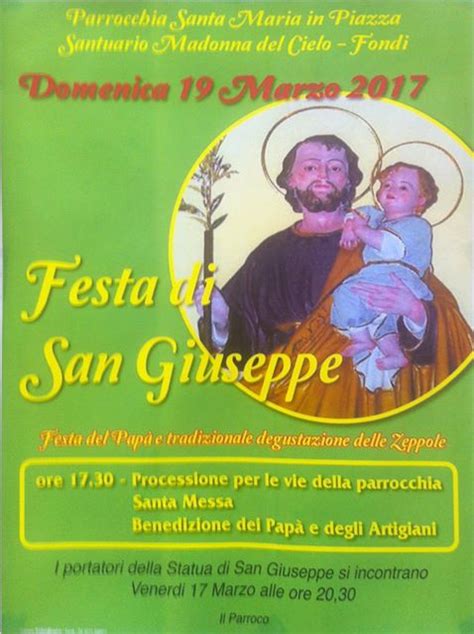 Fino al 1977 il 19 marzo, san giuseppe era considerata in italia giornata festiva, ma. Festa di San Giuseppe Fondi (LT) 2017 | Lazio | eventi e sagre