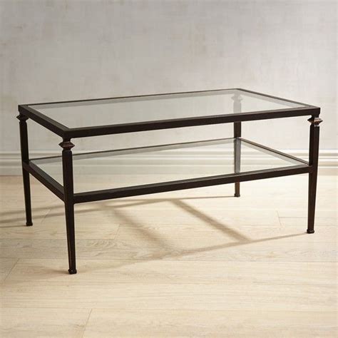 Outside accent tables new pier 1 coffee table lovely table, source: Pier 1 Imports Lincoln Glass Top Coffee Table ($270) liked ...