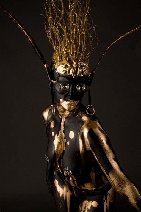 Gold body paint product details: 358 best images about BlickeDeeler • Painted Face & Full ...