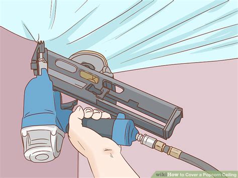 Looking for a way to cover those outdated, popcorn ceilings while also adding character to your room? 3 Simple Ways to Cover a Popcorn Ceiling - wikiHow