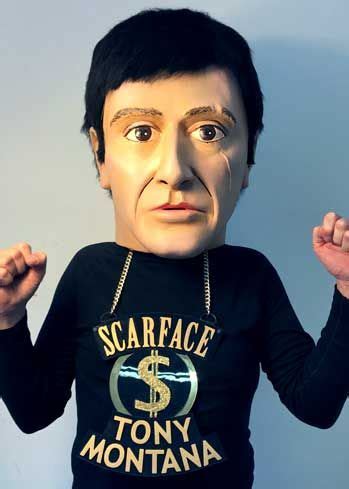 Find out about a lion called scarface and his friends. Scarface Al pachino big head film celebrity head | Lion ...