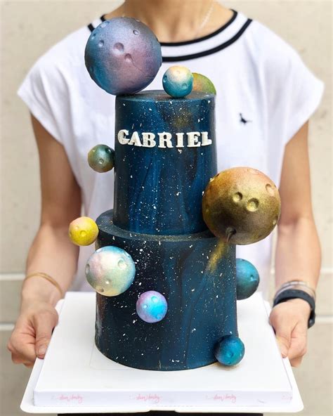 I just submitted a collage of the cakes i've made over the years, link this is one of my favorites. Two Tier Planet Cake | Elegant Style Customized Cake for ...