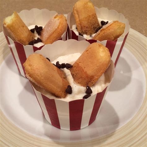 Springform pan with remaining ladyfingers. Lady Finger Ricotta Cups Recipe - Liz's Pantry