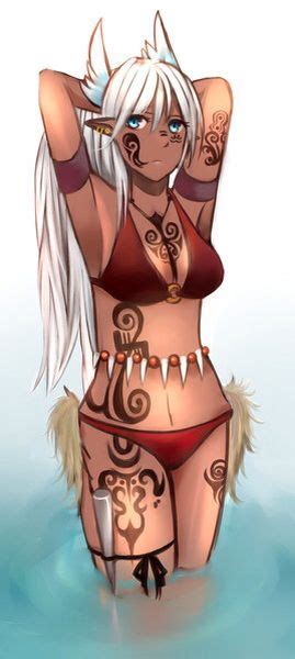 The mystical white hair trope as used in popular culture. Brown skinned elf with white hair | Black anime characters ...