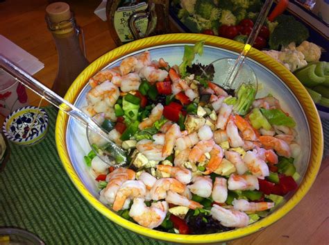 Make the dressing by whisking all the ingredients together. Chris's Shrimp Salad | Me and My Diabetes