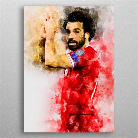 Inspirational designs, illustrations, and graphic elements from the world's best. 'Mohamed Salah' Poster by Hafis Hafis | Displate | Poster ...