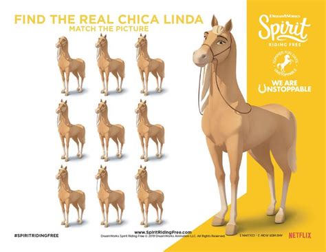 Spirit riding free girls coloring page. Chica Linda Matching Puzzle | SPIRIT RIDING FREE | Horse ...