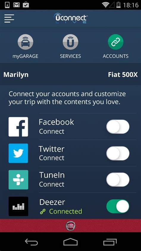 Owners of vehicles equipped with uconnect + siriusxm guardian* connected services, or earlier vehicles with. Uconnect LIVE - App Android su Google Play