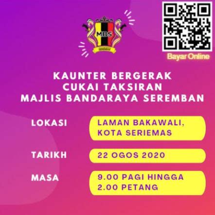 Masa operasi dari jam 9.00 pagi hingga 3.00 petang bertempat di lk1, bangunan aked mara. KAUNTER BERGERAK CUKAI TAKSIRAN | Portal Rasmi Majlis ...