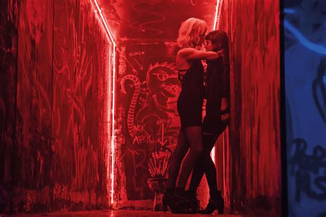 Set in berlin during the waning days of the cold war, atomic blonde starred theron as steely british agent lorraine broughton. Charlize Theron Sofia Boutella In Atomic Blonde Movie, HD ...