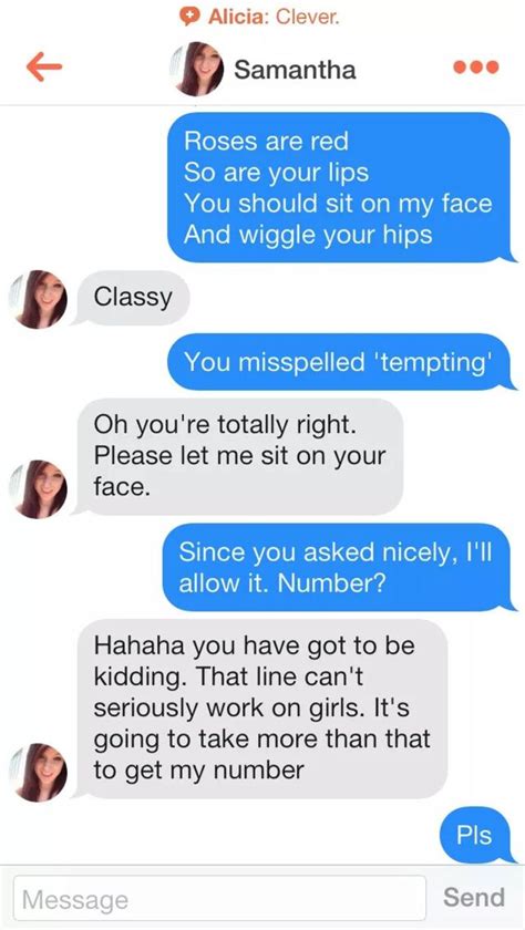 If i could rearrange the letters of the alphabet, i'd put e and u together. 20 Best Tinder Pickup Lines Ever! - Gallery | eBaum's World