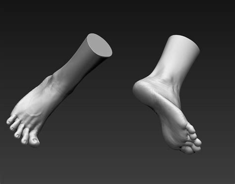 ArtStation - Female Feet 12 Poses | Game Assets