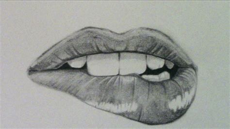 Best pencil drawings images on pinterest realistic drawings. Realistic Mouth - Sexy Porno Pics